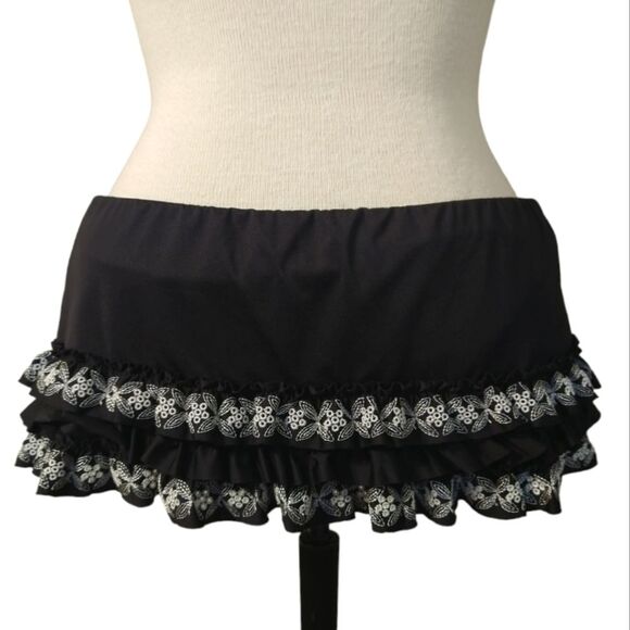 Becca Embroidery Bikini Skirt Skort Swimsuit Set - Picture 7 of 12